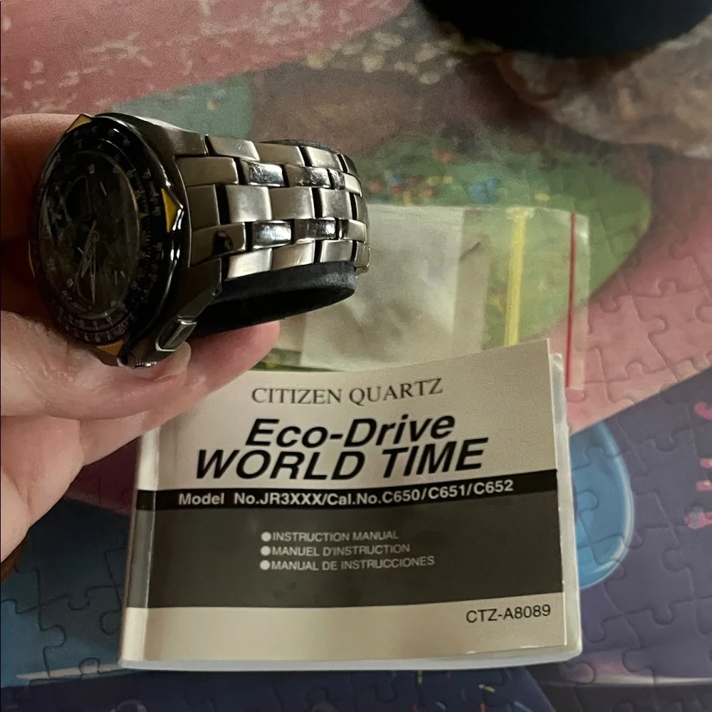 Citizen Eco-Drive Skyhawk Blue Angels Edition Titanium Watch